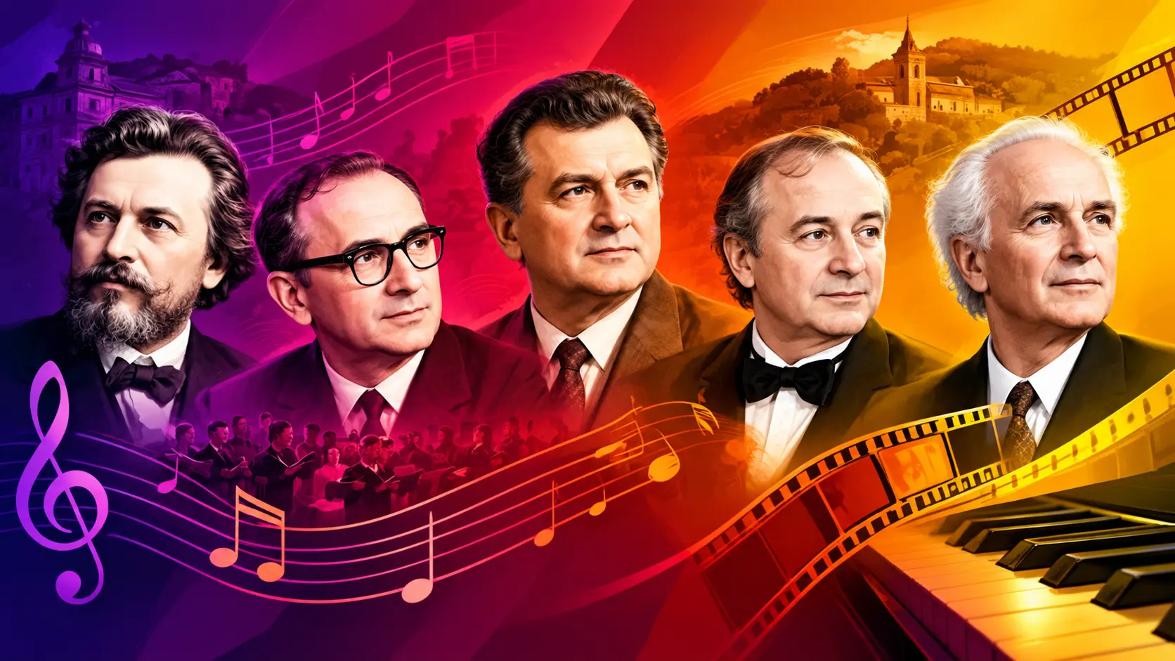 Simbol grafic pentru compozitorii moldoveni cunoscuți