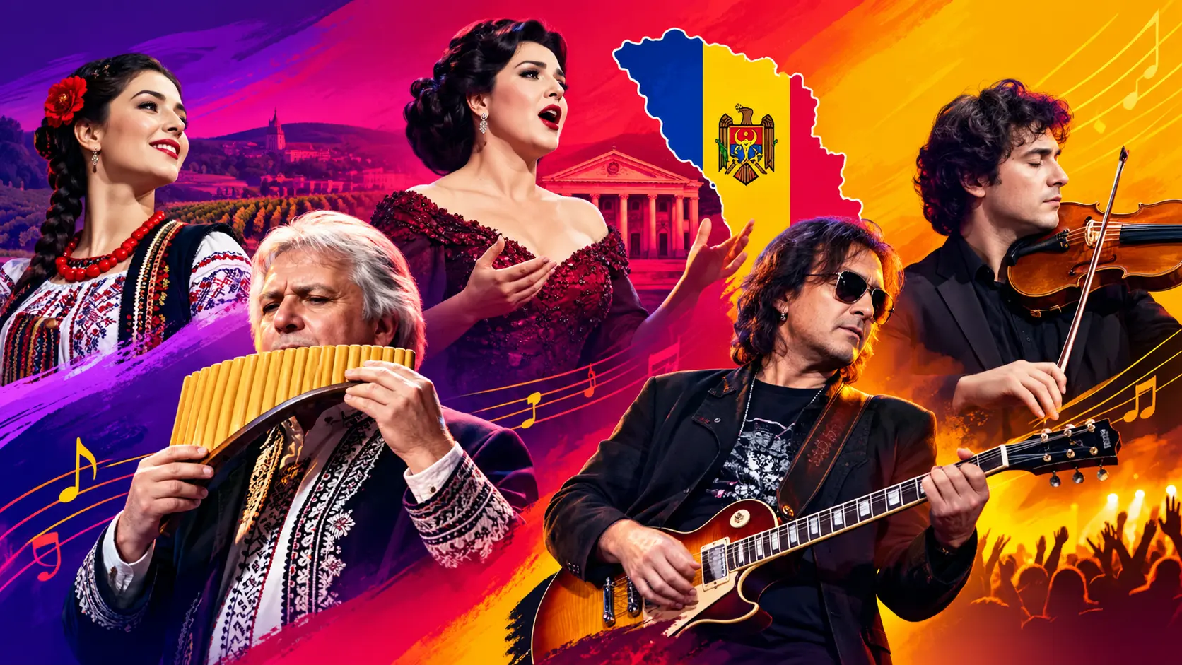 Simbol grafic pentru muzicienii celebri din Moldova